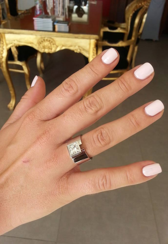 Ring gemaakt door de goudsmid curacao